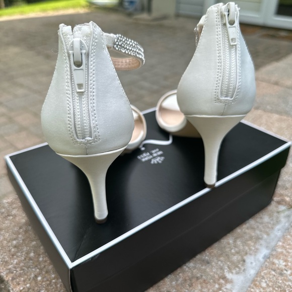 White Nina Heels - Picture 3 of 6